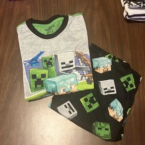 Minecraft Pajamas size 10/12